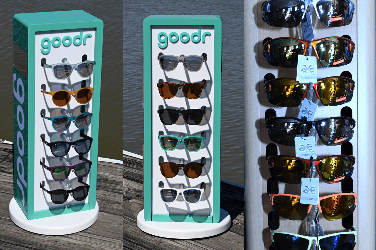 Kentucky Lake Boat Slip - Pebble Isle Ship Store - sunglasses