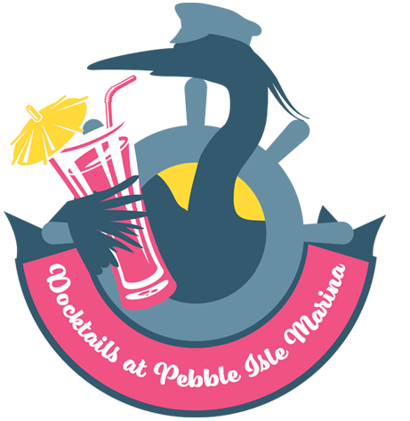 Docktails at Pebble Isle Bar logo.
