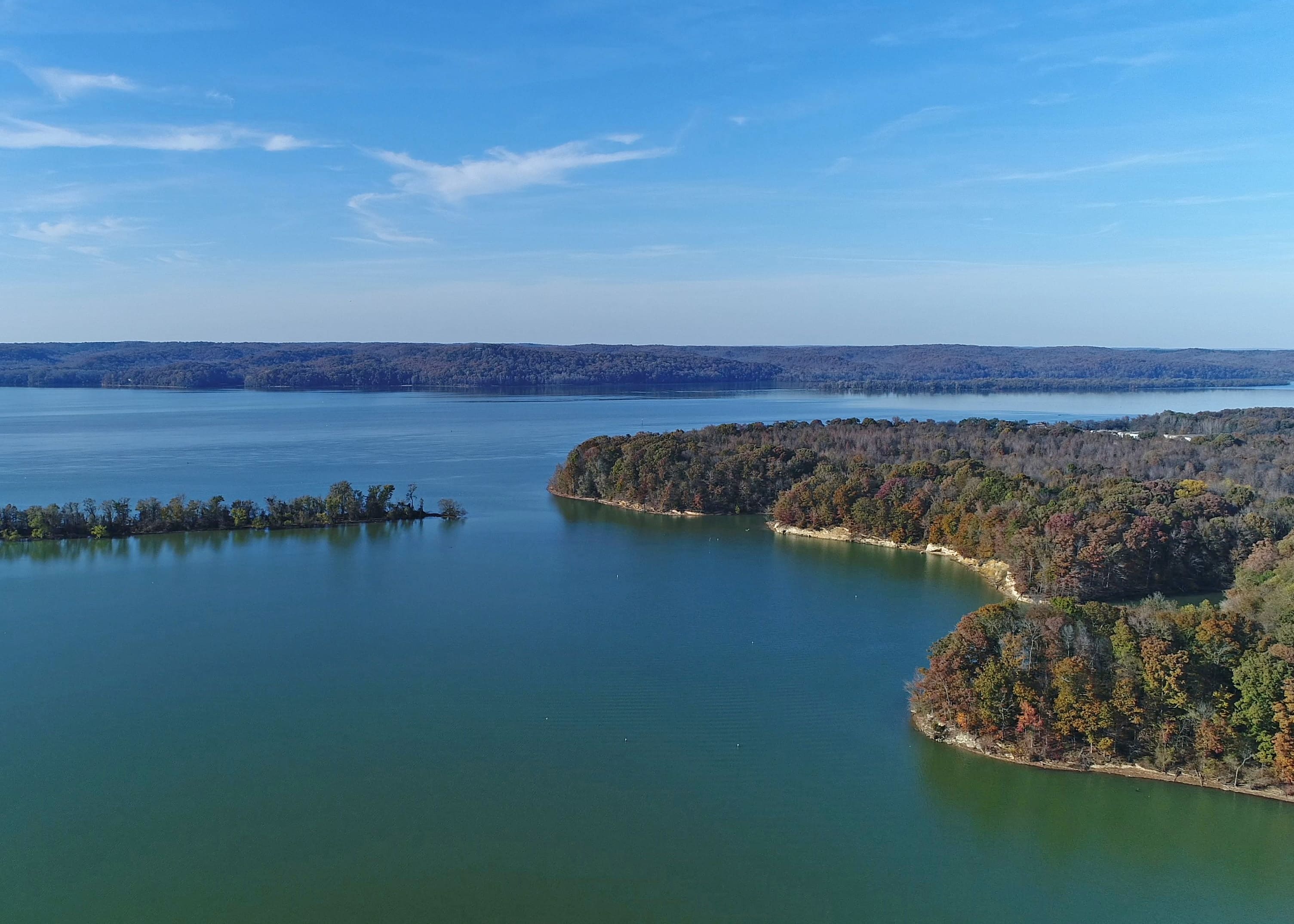 Kentucky lake boat slip.